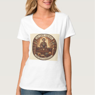 Vinyl Scholar DJ T-Shirt – Where Beats Meet Wisdom