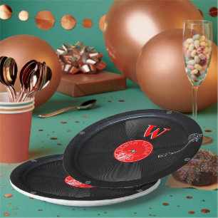 Vinyl Signature Paper Plates
