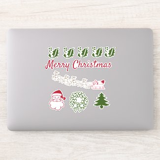 Vinyl Sticker - Christmas Theme 1