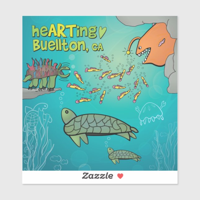 Vinyl Sticker - Surprise! - Buellton.Art  (Sheet)