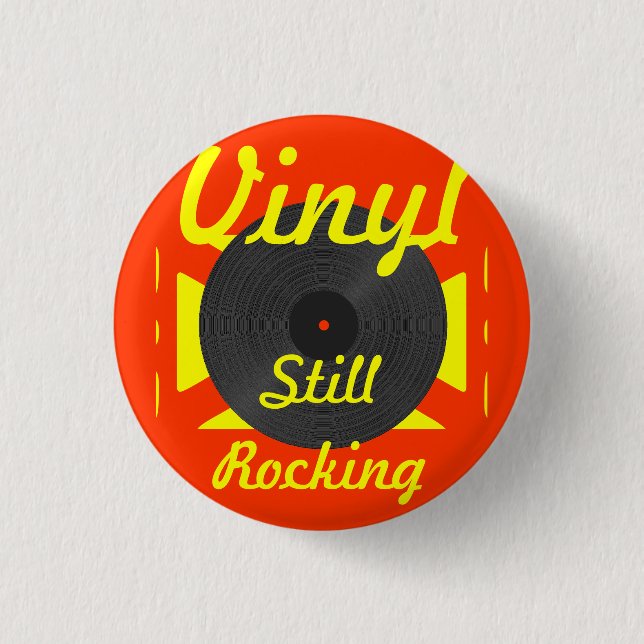Vinyl Still Rocking 2 Button (Front)