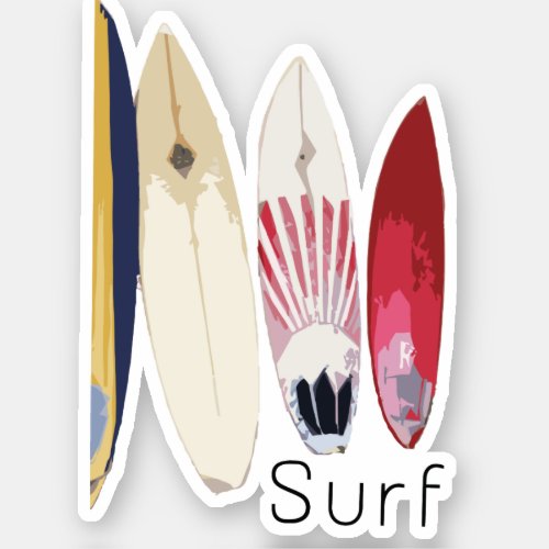Vinyl Surf Sticker
