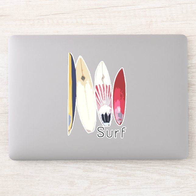 Vinyl Surfboard sticker (Computer)