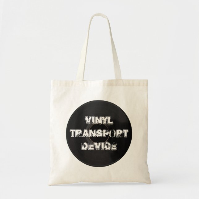 Vinyl Transport Device Tote Bag (Front)