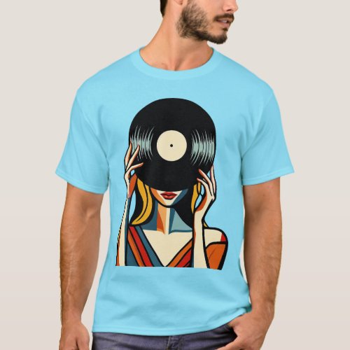 Vinyl Veiled Visage T_Shirt