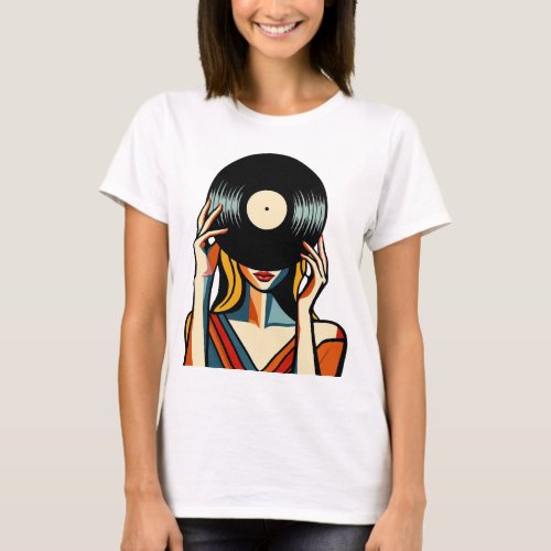 Vinyl Veiled Visage T_Shirt