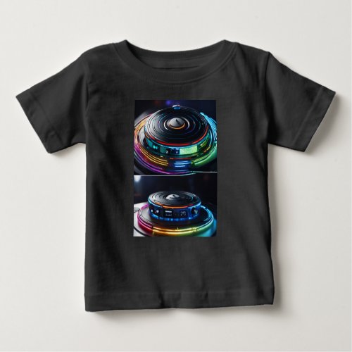 Vinyl Vibe Tees Groove to the Beat with our Color Baby T_Shirt