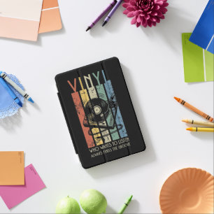Vinyl Vibes – Always Finds the Groove Retro Music iPad Mini Cover