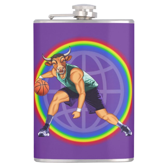 Vinyl Wrapped Flask (Front)