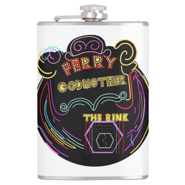 Vinyl Wrapped Flask (Front)