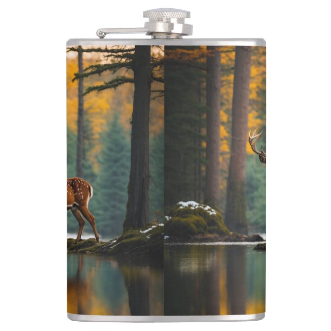 Vinyl Wrapped Flask (Front)