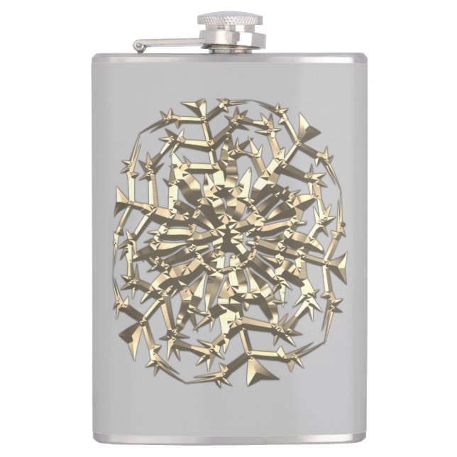 Vinyl Wrapped Flask (Front)