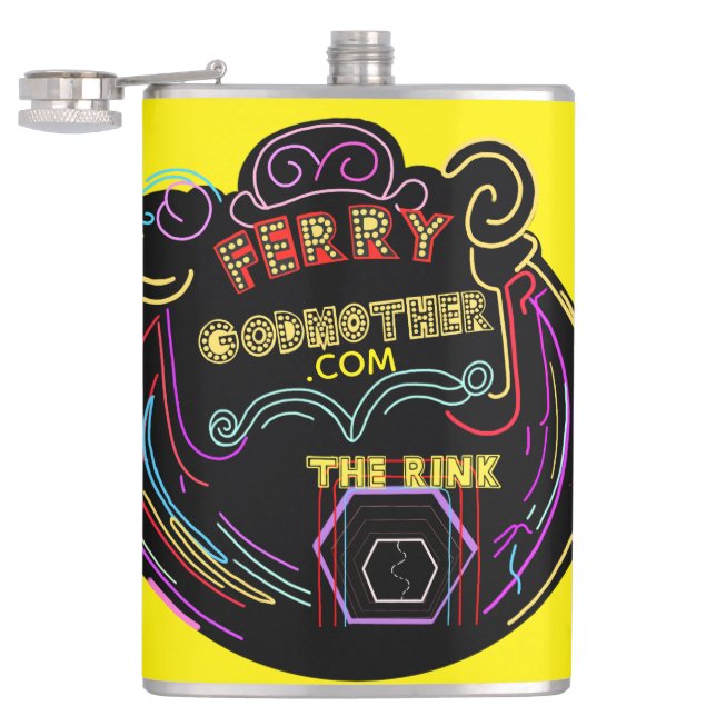 Vinyl Wrapped Flask (Opened)