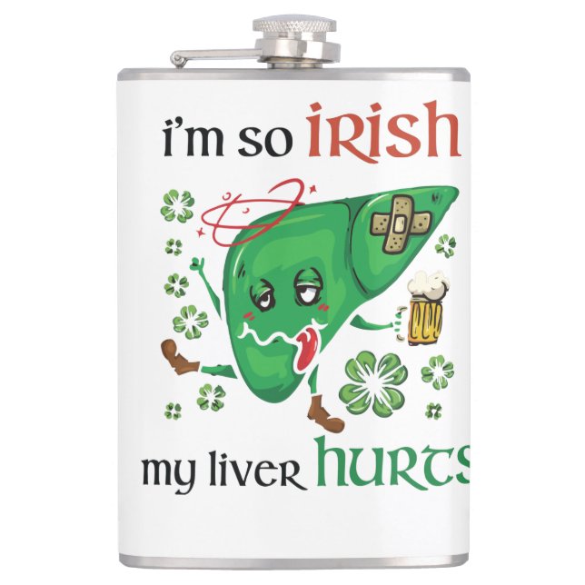 Vinyl Wrapped Flask (Front)