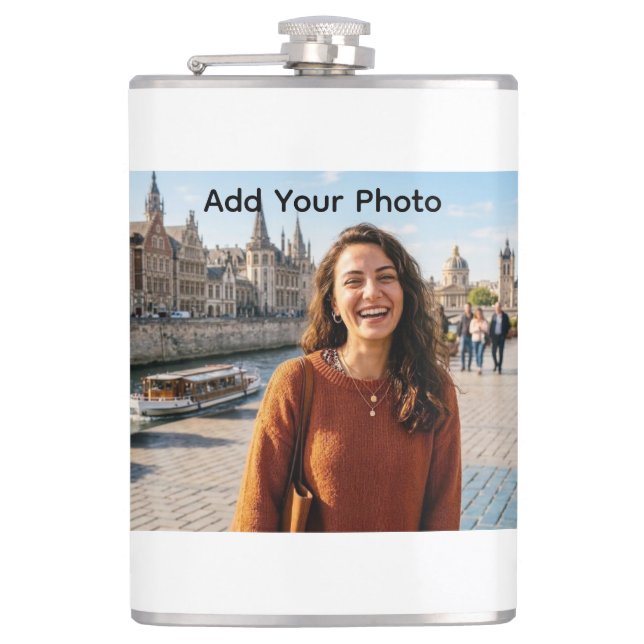 Vinyl Wrapped Flask (Front)