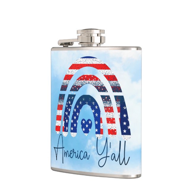 Vinyl Wrapped Flask, 6 oz. Flask (Left)