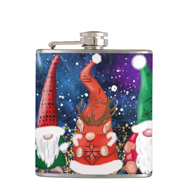 Vinyl Wrapped Flask, 6 oz. Flask (Front)