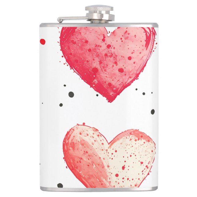 Vinyl Wrapped Flask, 8 oz. Flask (Front)
