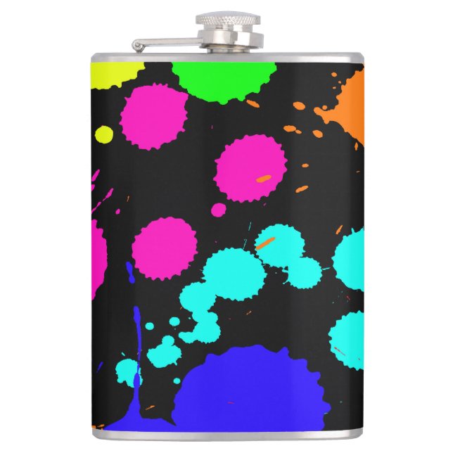  Vinyl Wrapped Flask, 8 oz. Flask (Front)