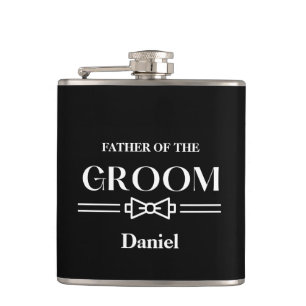 Vinyl Wrapped Flask-Father of The Groom Flask