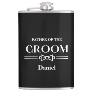 Vinyl Wrapped Flask-Father of The Groom Flask