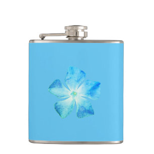 Vinyl Wrapped Flask flower style design