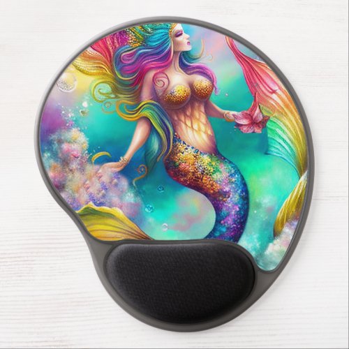 Vinyl Wrapped Flask Gel Mouse Pad