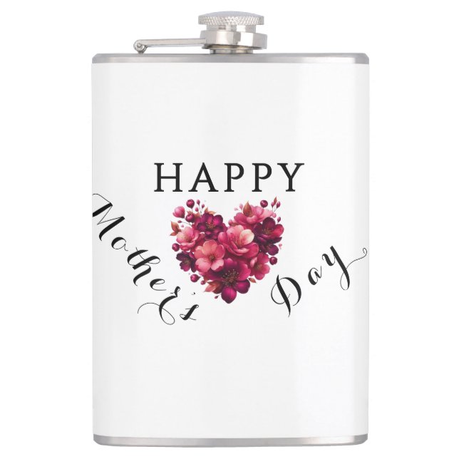 Vinyl Wrapped Flask – Mother’s Day Edition (Front)