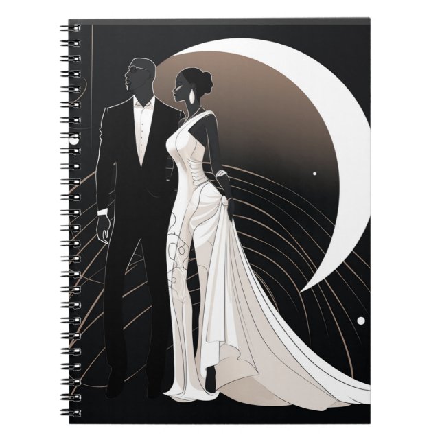 Vinyl Wrapped Flask Notebook (Front)