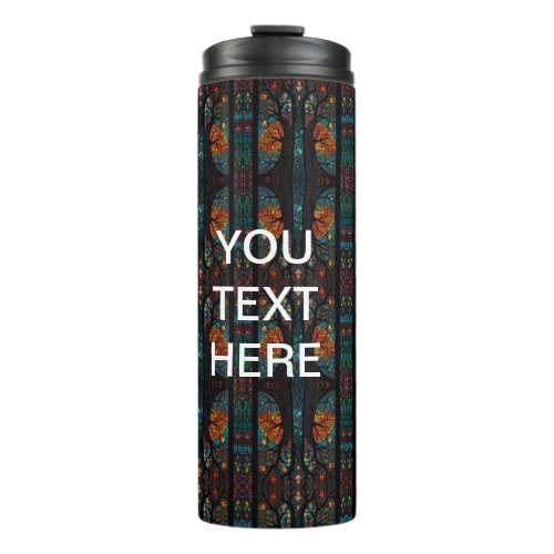 Vinyl Wrapped Flask Thermal Tumbler