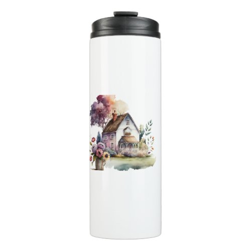 Vinyl Wrapped Flask Thermal Tumbler