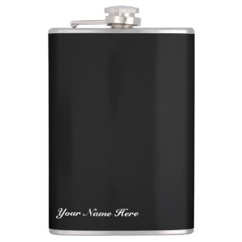 Vinyl Wrapped Your Name Here Customize Flask by Botuqueandco at Zazzle