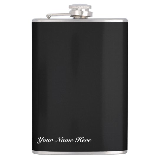 Vinyl Wrapped Your Name Here Customize Flask