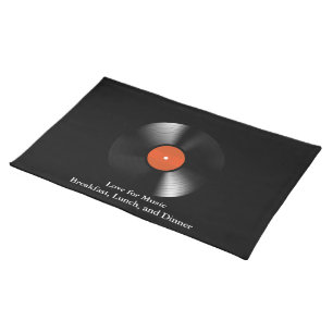Vinyle Record Cloth Placemat
