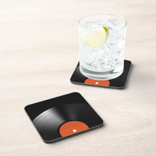 Vinyle Record Drink Coaster