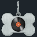 Vinyle Record Pet Name Tag<br><div class="desc">.</div>