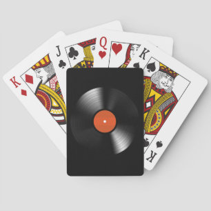 Vinyle Record Poker Cards