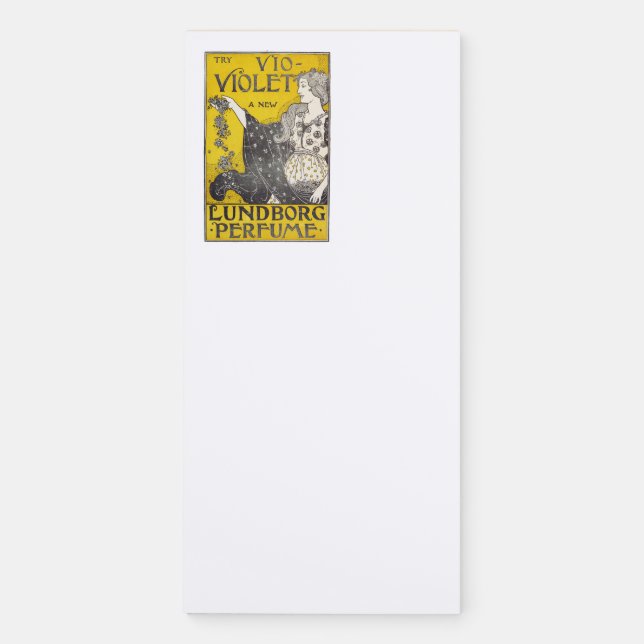 Vio-Violet Fine Art Photography Magnetic Notepad (Front)