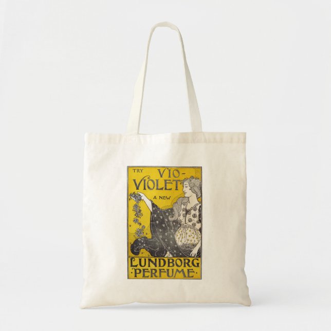 Vio-Violet Perfume Fine Art Tote Bag (Front)
