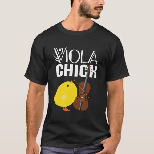 Viola Chick Hoodie Violist Music Gift T_Shirt