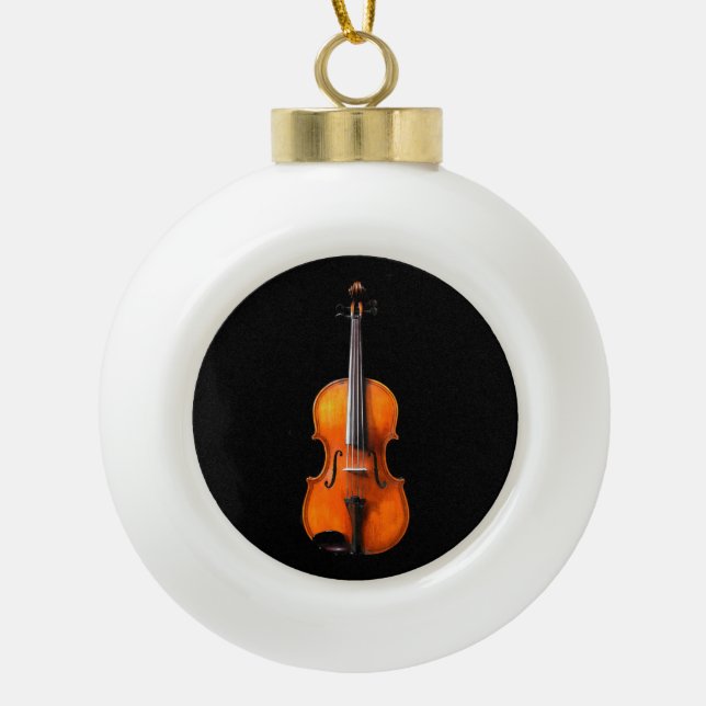 Viola Christmas/Holiday Ornament (Front)