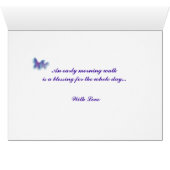 Viola cornuta cards (Inside Horizontal (Bottom))