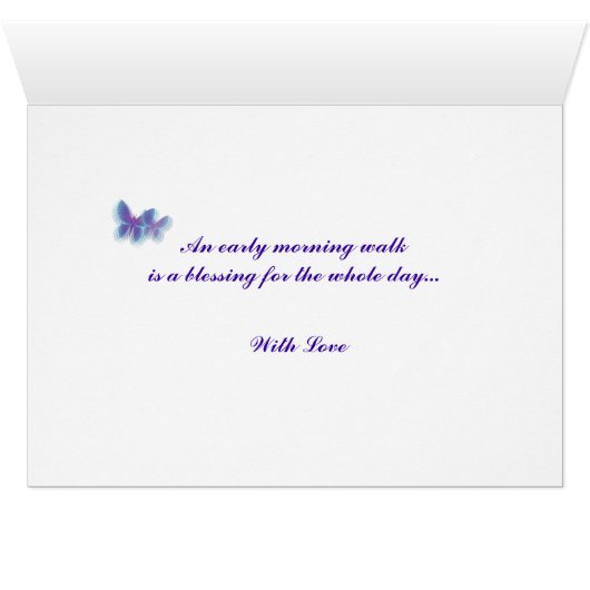 Viola cornuta cards (Inside Horizontal (Bottom))