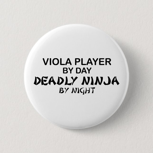 Viola Deadly Ninja by Night Button (Front)