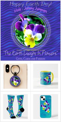 Viola Earth Day - Earth Laughs In Flowers