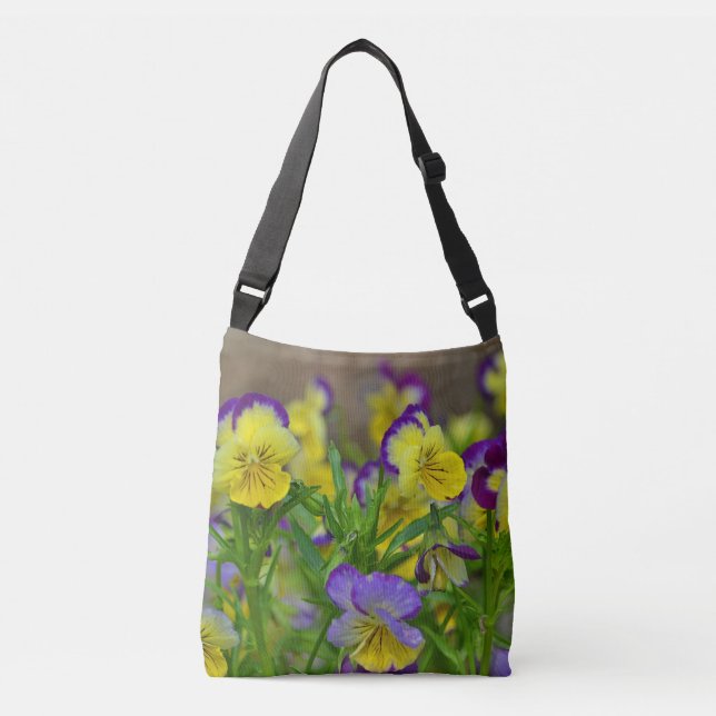 Viola Floral Crossbody Bag (Front)