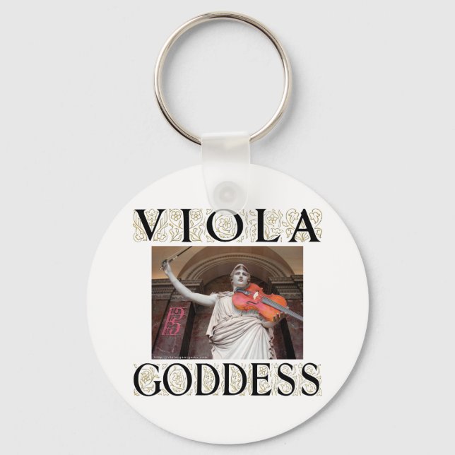 Viola Goddess Keychain (Front)
