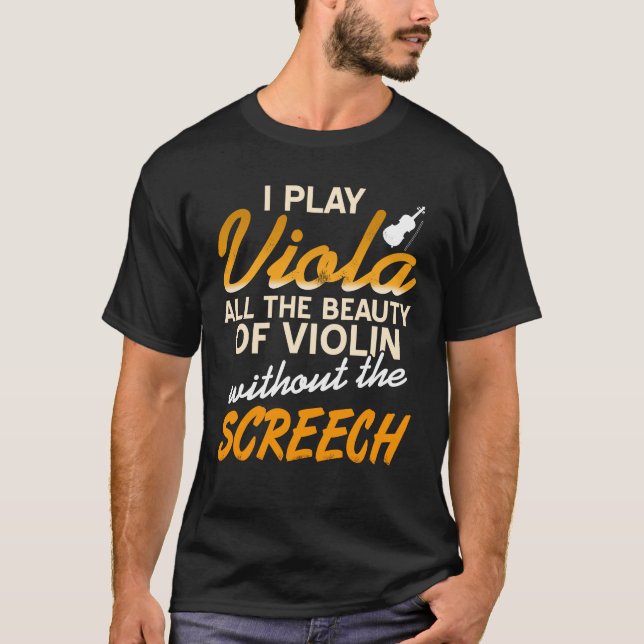 viola - I play viola T-Shirt (Front)