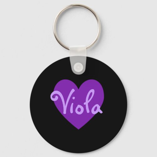 Viola in Purple Keychain