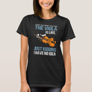 Viola Instrument Music Notes Player Lesson Beginne T-Shirt